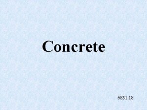 Concrete 6831 18 Concrete Cement Sand Gravel Water