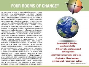 4 rooms of change model