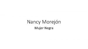 Nancy Morejn Mujer Negra Temas La sociedades en
