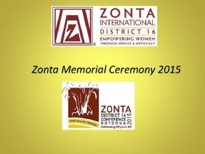 Zonta Memorial Ceremony 2015 Lyn Foote Zonta Club