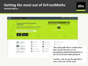 Doc frost maths