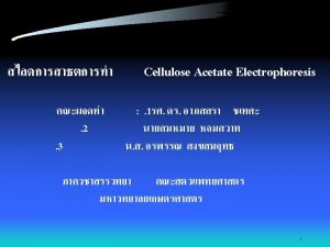 cellulose acetaterack cellulose acetate 2 electrophoresis power supply
