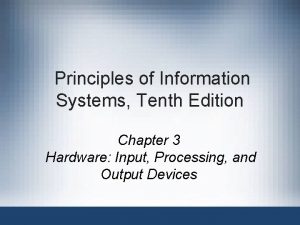 Principles of Information Systems Tenth Edition Chapter 3