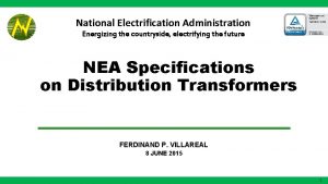 National Electrification Administration Energizing the countryside electrifying the
