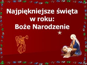 Najpikniejsze wita w roku Boe Narodzenie Ubieranie Choinki