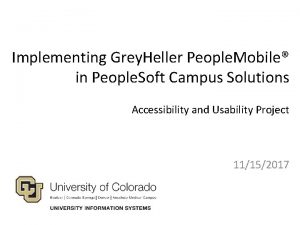 Implementing Grey Heller People Mobile in People Soft