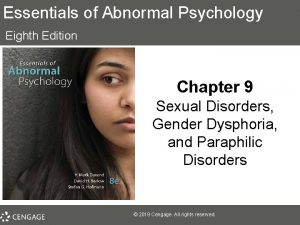 Causes of paraphilic disorders