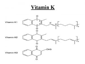 Vitamin k synthesis