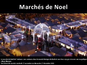 Marché de nol