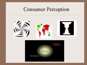 Consumer perception process