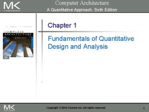 Computer architecture a quantitative approach