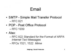 Email protocol