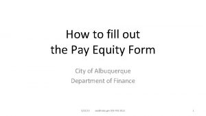 Pay equity albuquerque