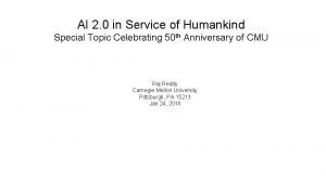 AI 2 0 in Service of Humankind Special