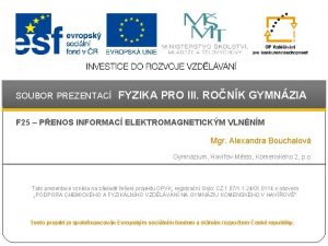 SOUBOR PREZENTAC FYZIKA PRO III RONK GYMNZIA F