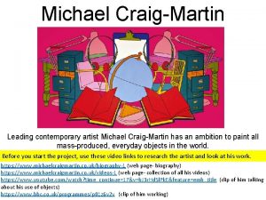 Michael craig martin analysis