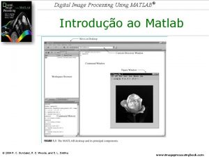 Digital Image Processing Using MATLAB Introduo ao Matlab