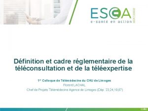 Dfinition et cadre rglementaire de la tlconsultation et