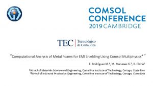 Computational Analysis of Metal Foams for EMI Shielding