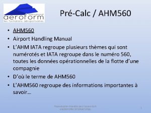 Ahm 560 manual