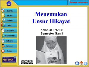 Bahasa Indonesia Menemukan Unsur Hikayat Kelas XI IPAIPS