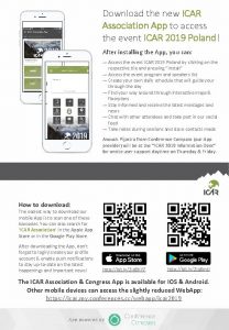 Download the new ICAR Association App to access