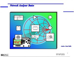 Network analyzer basics