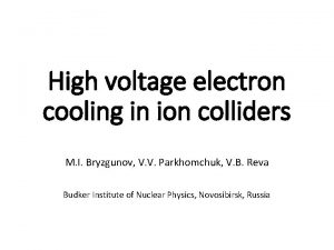 High voltage electron cooling in ion colliders M