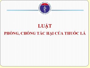 LUT PHNG CHNG TC HI CA THUC L