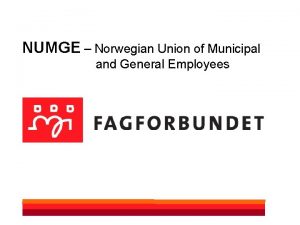 Norwegian union of municipal and general employees
