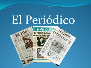 El peridico