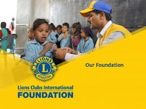 Our Foundation What comes to mind when you