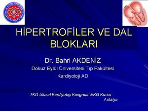 Sol anterior fasiküler blok Sol anterior fasiküler blok