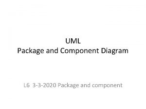 Uml package diagram example