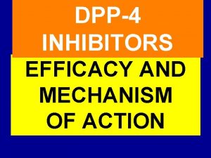 Dpp4 mechanism of action