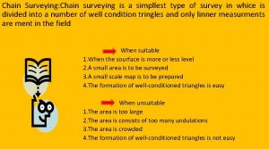 Chain Surveying Chain surveying is a simpllest type