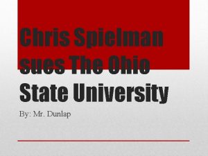 Chris Spielman sues The Ohio State University By