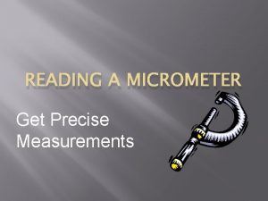 READING A MICROMETER Get Precise Measurements Small Engines