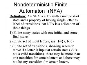 Definition of nfa