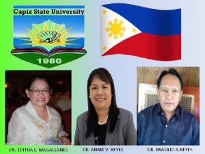 DR EDITHA L MAGALLANES DR ANNIE V REYES