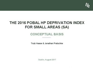 Hp deprivation index