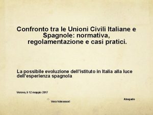 Confronto tra le Unioni Civili Italiane e Spagnole