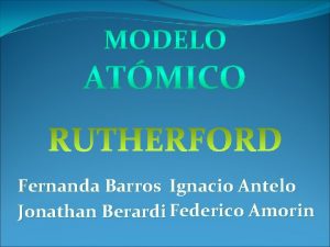Fernanda Barros Ignacio Antelo Jonathan Berardi Federico Amorin