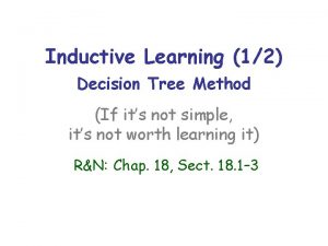 Deductive logic tree