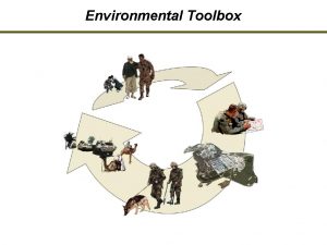 Environmental Toolbox Technical Module Spill Prevention and Response