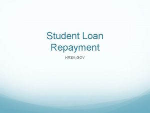 Hrsa student loan forgiveness