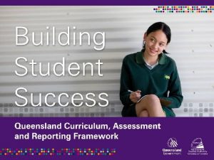 Queensland Curriculum Assessment and Reporting Framework Workshop 4