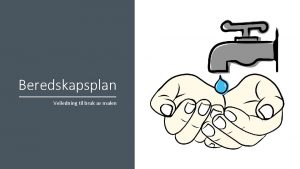 Varslingsplan mal Varslingsplan mal