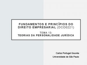 FUNDAMENTOS E PRINCPIOS DO DIREITO EMPRESARIAL DCO 0221