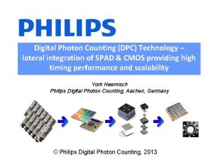 Digital Photon Counting DPC Technology lateral integration of